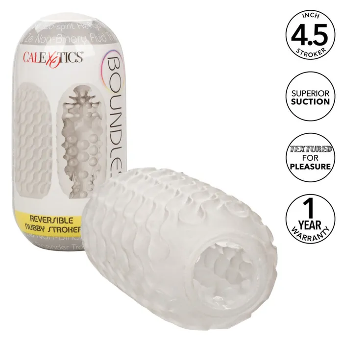 Boundless Nubby Stroker TwoFace Embossed Masturbator California Exotic Novelties Male Sex Toys