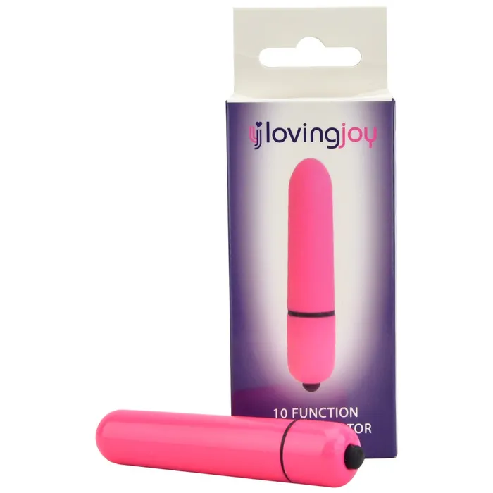 Bullet vibrator with 10 functions Loving Joy pink Loving Joy Female Sex Toys