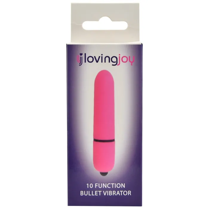 Bullet vibrator with 10 functions Loving Joy pink Loving Joy Female Sex Toys