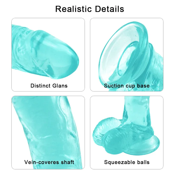  Dildos 7 Inch Green Dildo