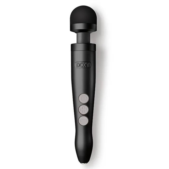 Doxy Die Cast 3R Rechargeable Wand Massager Matte Black Doxy Vibrators