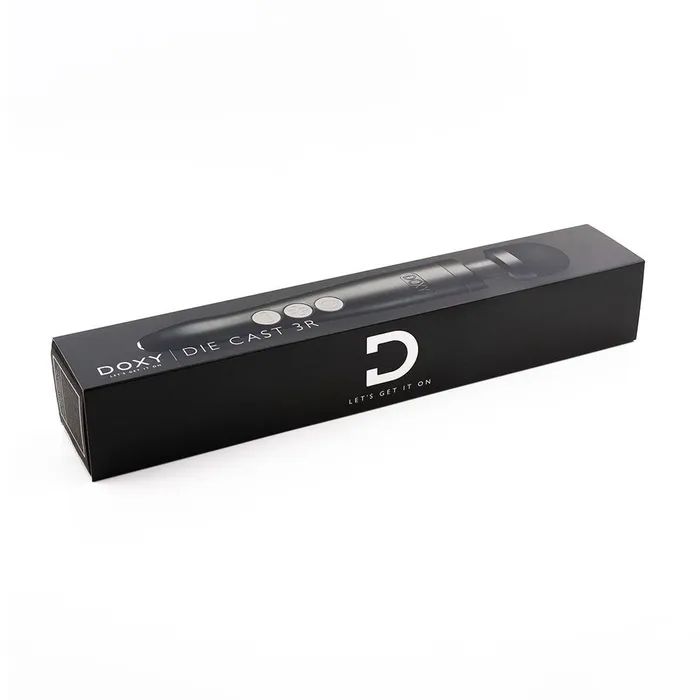 Doxy Die Cast 3R Rechargeable Wand Massager Matte Black Doxy Vibrators Doxy Die Cast 3R Rechargeable Wand Massager Matte Black Doxy Vibrators