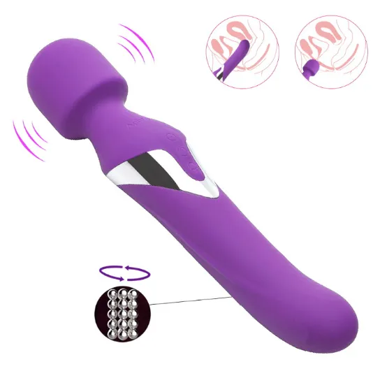 Extasy Female Sex Toys AphoJoy Double Ended Rotating Wand