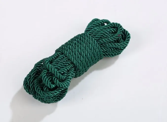 Extasy Vibrators Green Nylon Rope