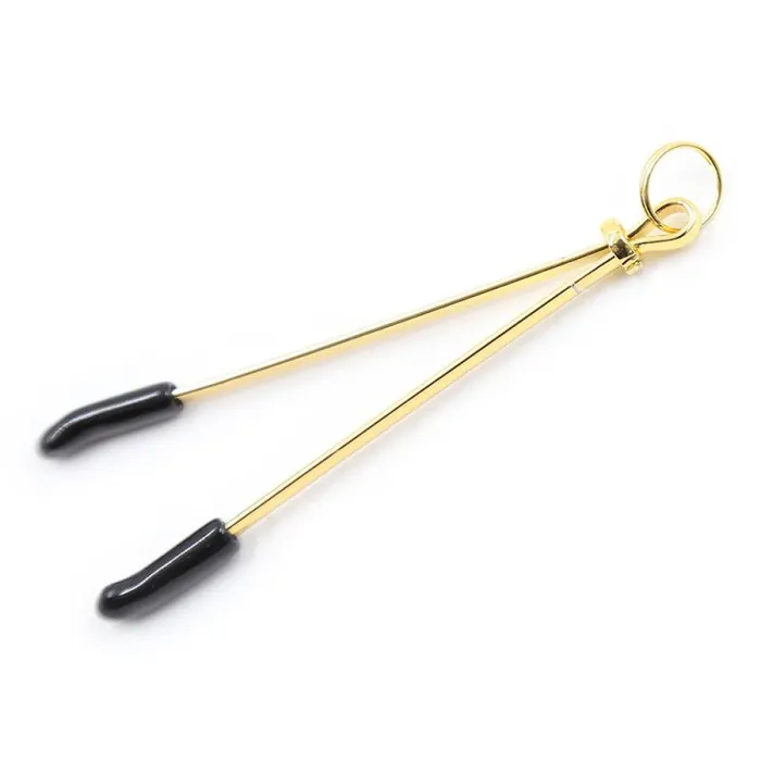 Fetish Addict Female Sex Toys Fetish Addict Metal Nipple Clamps in Gold