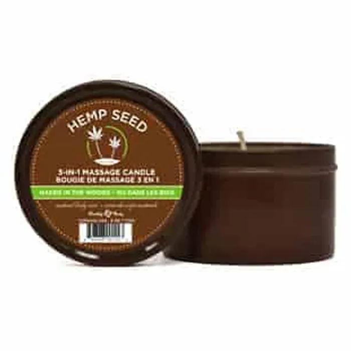 HEMP SEED Female Sex Toys 3in1 Massage Candle Naked in the Woods 6 oz 170 g HEMP SEED Female Sex Toys 3in1 Massage Candle Naked in the Woods 6 oz 170 g