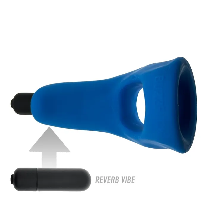 Hunkyjunk Vibrators BUZZFUCK sling with taint vibe TEAL ICE