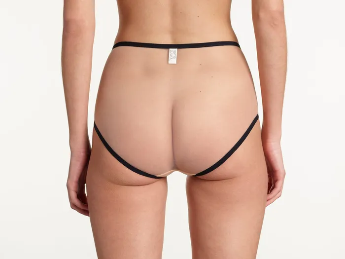 Le Pop Lingerie Anal Yasmine Eslami Serena Highwaist Black Beige