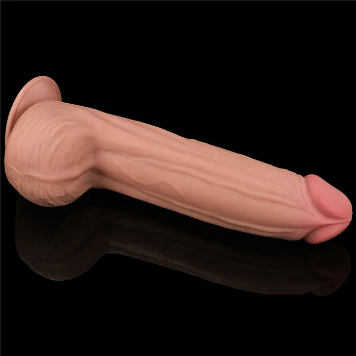 Love Toy Dildos Large Realistic Double Layer SlidingSkin Dong 12 Dildo
