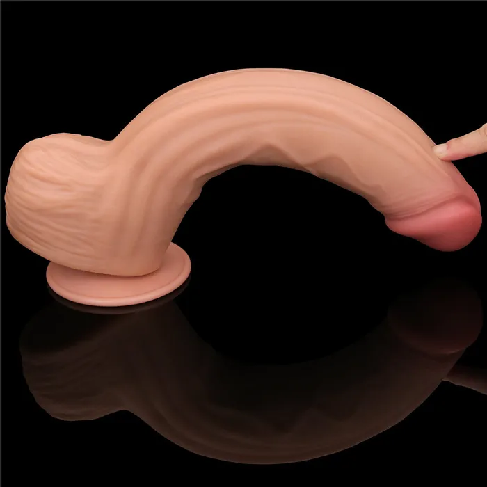 Love Toy Dildos Large Realistic Double Layer SlidingSkin Dong 12 Dildo