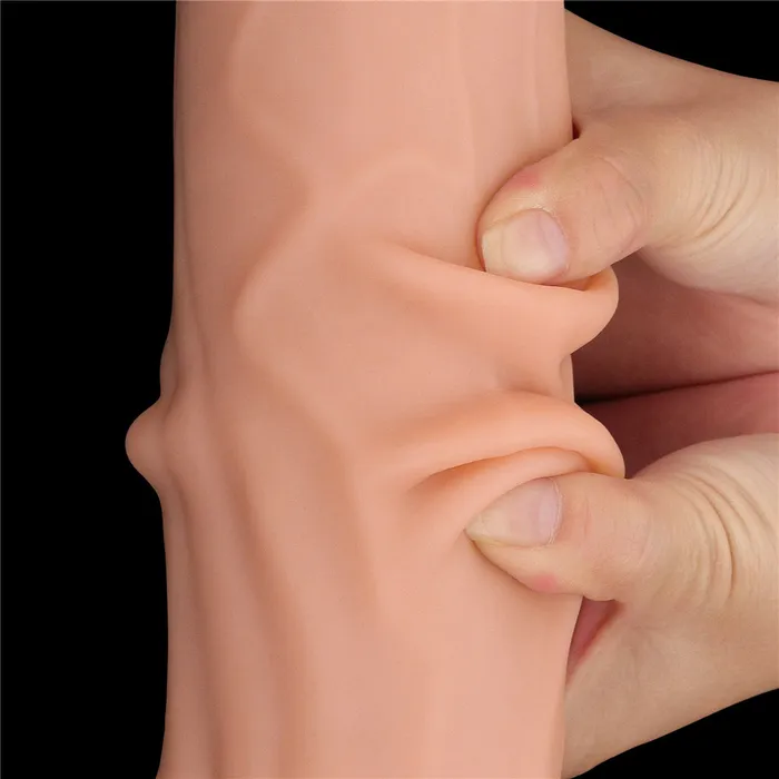 Love Toy Dildos Large Realistic Double Layer SlidingSkin Dong 12 Dildo