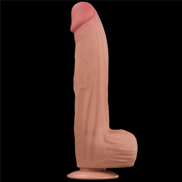Love Toy Dildos Large Realistic Double Layer SlidingSkin Dong 12 Dildo