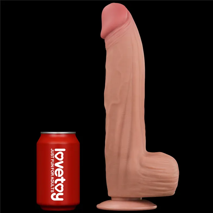 Love Toy Dildos Large Realistic Double Layer SlidingSkin Dong 12 Dildo