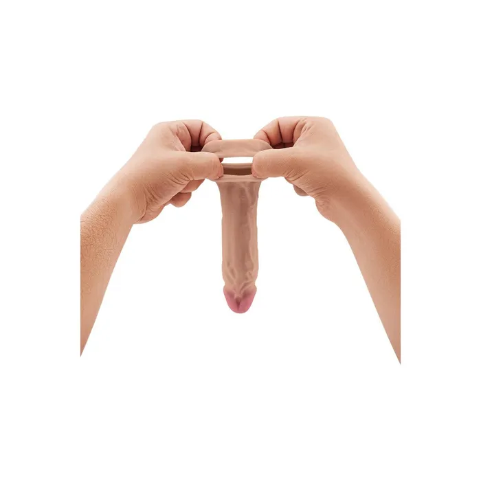 Male Sex Toys 1Sexy Realistic Liquid Silicone Penis Extender Shaft Model F