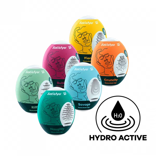 Masturbator Egg 6er Set Assorted Assorted Satisfyer Male Sex Toys