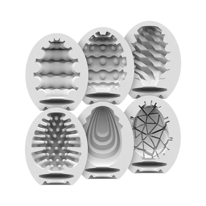 Masturbator Egg 6er Set Assorted Assorted Satisfyer Male Sex Toys