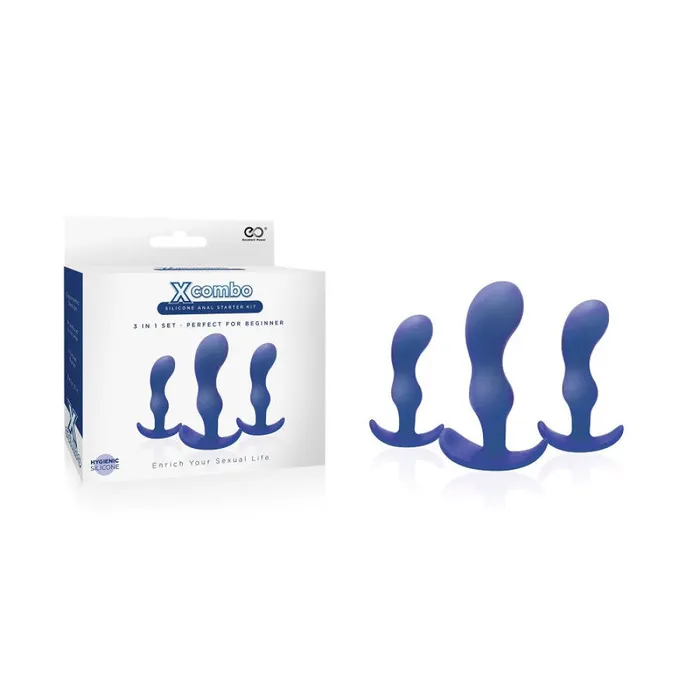 NMC Anal Set of 3 Xcombo Silicone Prostate Stimulators