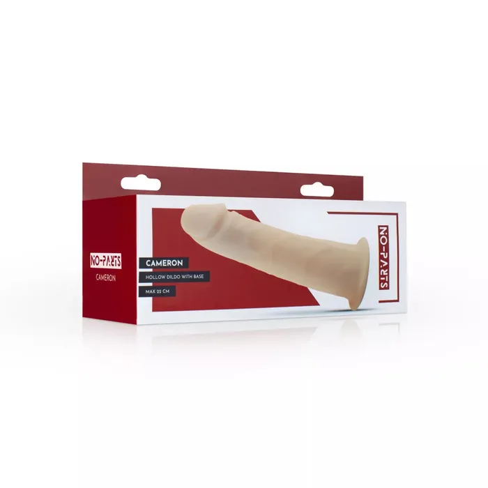 NoParts Female Sex Toys Cameron Realistic Hollow Silicone Dildo 22 cm