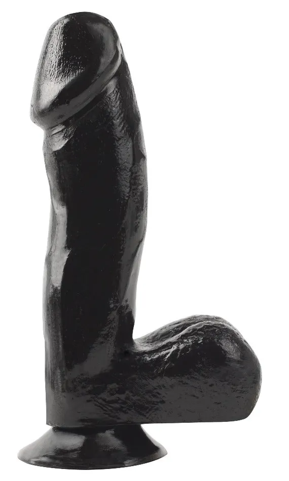 PipeDream Basix Black 65 Dong with Suction Cup Female Sex Toys