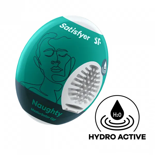 Satisfyer Male Sex Toys Satisfyer Masturbator Egg Single Naughty Dark Green