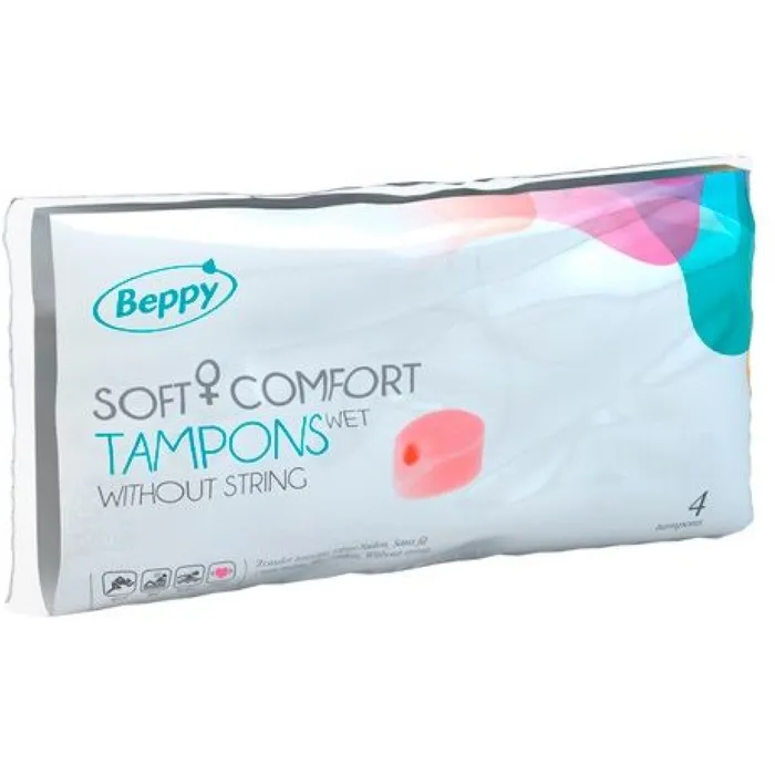 Sex Tampons Beppy Wet 4 pcs Pack Beppy Male Sex Toys