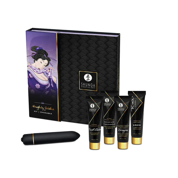 Sexessories Female Sex Toys Shunga Naughty Geisha Collection 5pc Set W Bullet Vibrator Made In Canada Sexessories Female Sex Toys Shunga Naughty Geisha Collection 5pc Set W Bullet Vibrator Made In Canada