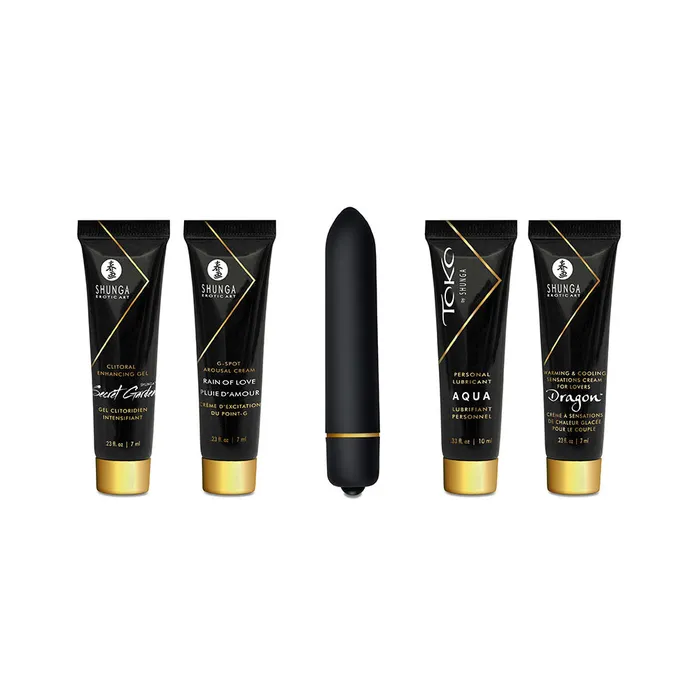 Sexessories Female Sex Toys Shunga Naughty Geisha Collection 5pc Set W Bullet Vibrator Made In Canada