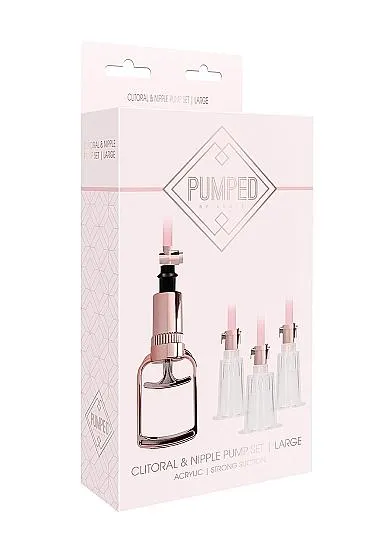 Shots Toys Pumped Clitoral and Nipple Pump Set Female Sex Toys