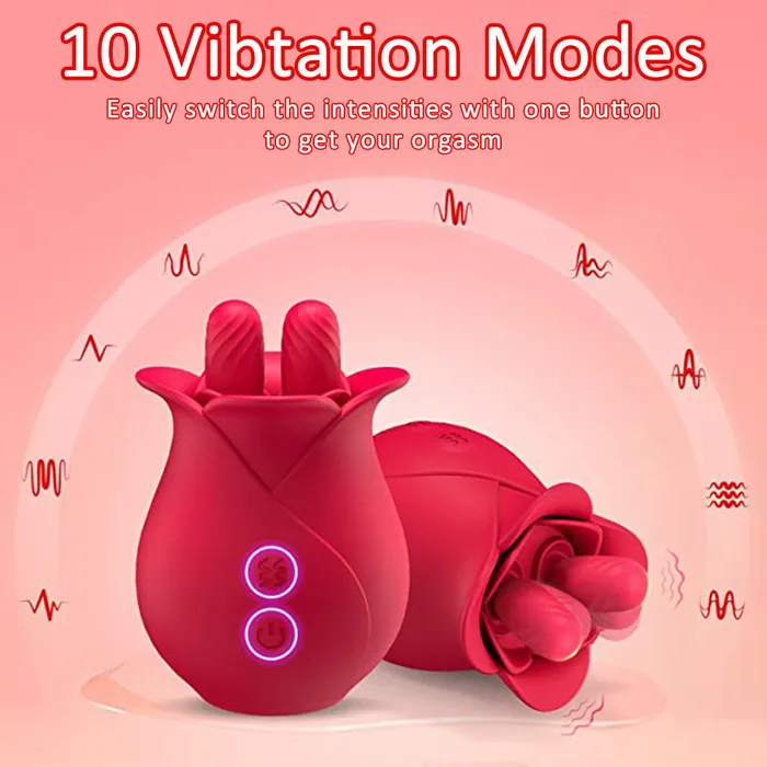 STS Female Sex Toys Rosebud Vibrator Clitorial Stimulator Discreet Sex Toy