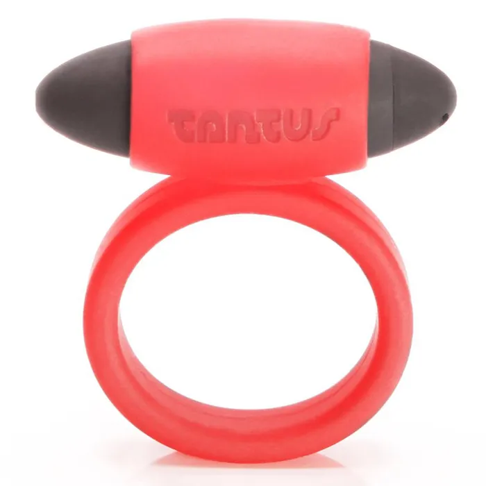 Vibrating Super Soft Cock Ring Red Tantus Male Sex Toys