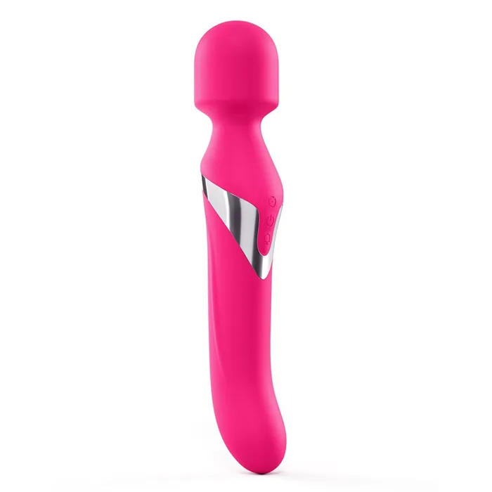 Vibrators Dorcel Powerful rechargeable massager with two motors Dorcel Dual Orgasm pink Vibrators Dorcel Powerful rechargeable massager with two motors Dorcel Dual Orgasm pink