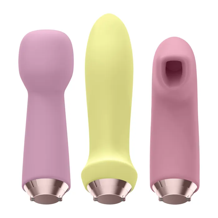 Vibrators Satisfyer Satisfyer Marvelous Four Deluxe Set of Vibrators Sucking Clitoral Stimulator