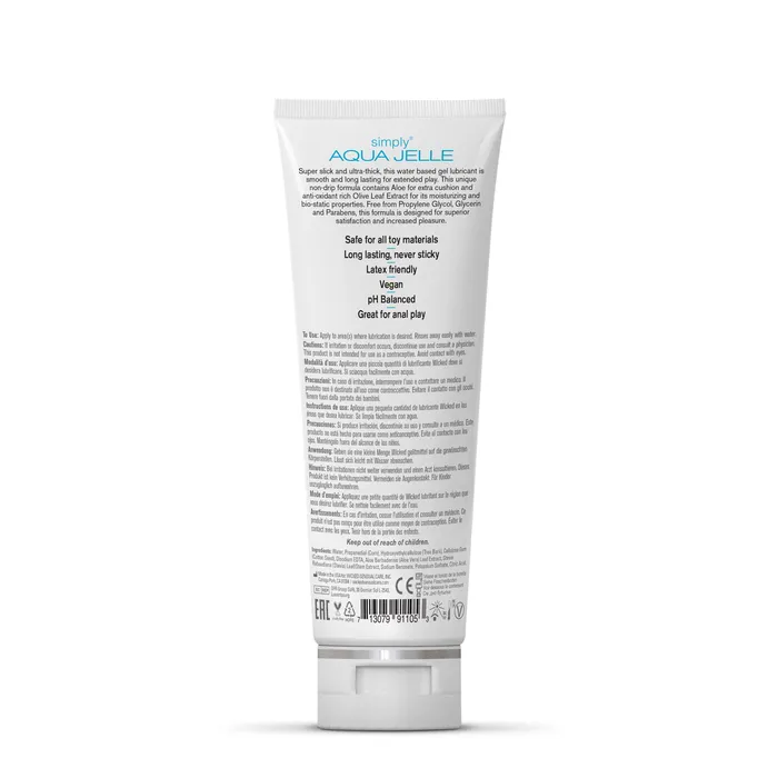 Wicked Simply Aqua Jelle 4oz Vibrators