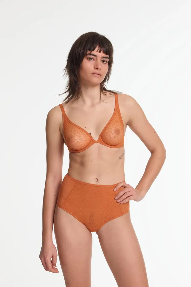Yasmine Eslami Lily Plunge BgelBH Caramel Le Pop Lingerie Vibrators