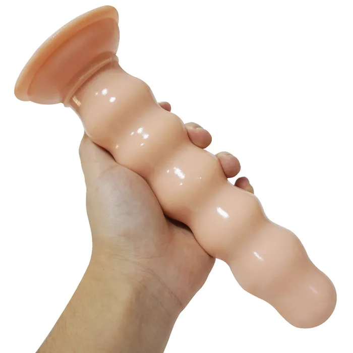 Anal MD Super Beaded 905 Anal Beads Butt Plug Flesh MD