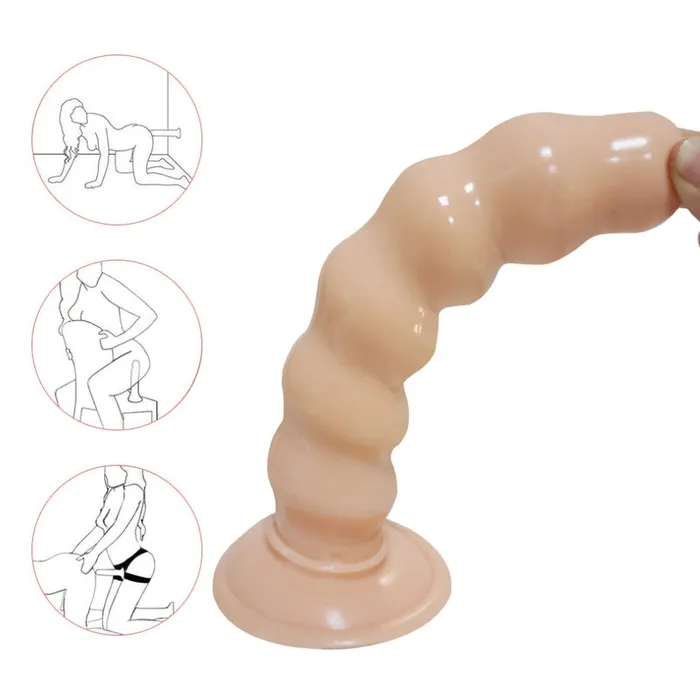 Anal MD Super Beaded 905 Anal Beads Butt Plug Flesh MD