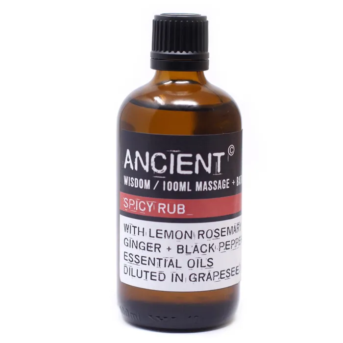 Couples Ancient Wisdom Spicy Rub Massage Oil 100ml