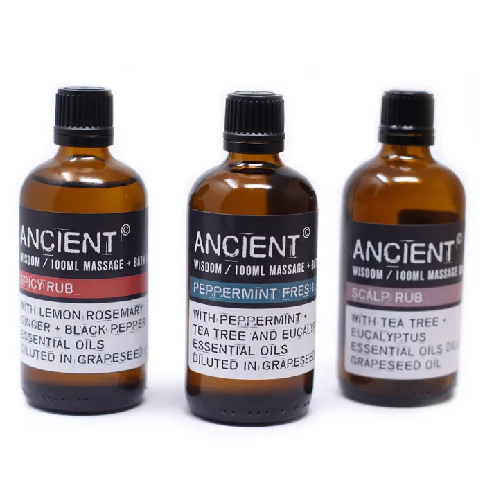 Couples Ancient Wisdom Spicy Rub Massage Oil 100ml