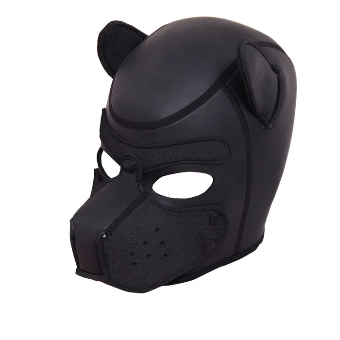 Couples SexyPlay BDSM Bondage Puppy Hood Head Mask