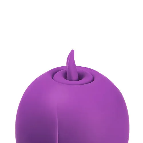 Female Sex Toys CyprusLoveShop Purple Silicone Clitoral Rose Sucking Vibrator with Vibrating Tongue Female Sex Toys CyprusLoveShop Purple Silicone Clitoral Rose Sucking Vibrator with Vibrating Tongue