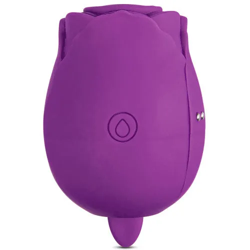 Female Sex Toys CyprusLoveShop Purple Silicone Clitoral Rose Sucking Vibrator with Vibrating Tongue Female Sex Toys CyprusLoveShop Purple Silicone Clitoral Rose Sucking Vibrator with Vibrating Tongue