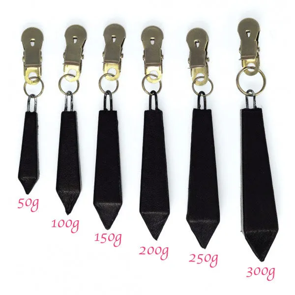 Female Sex Toys Long Nipple Clamps With Weight 200g Rimba