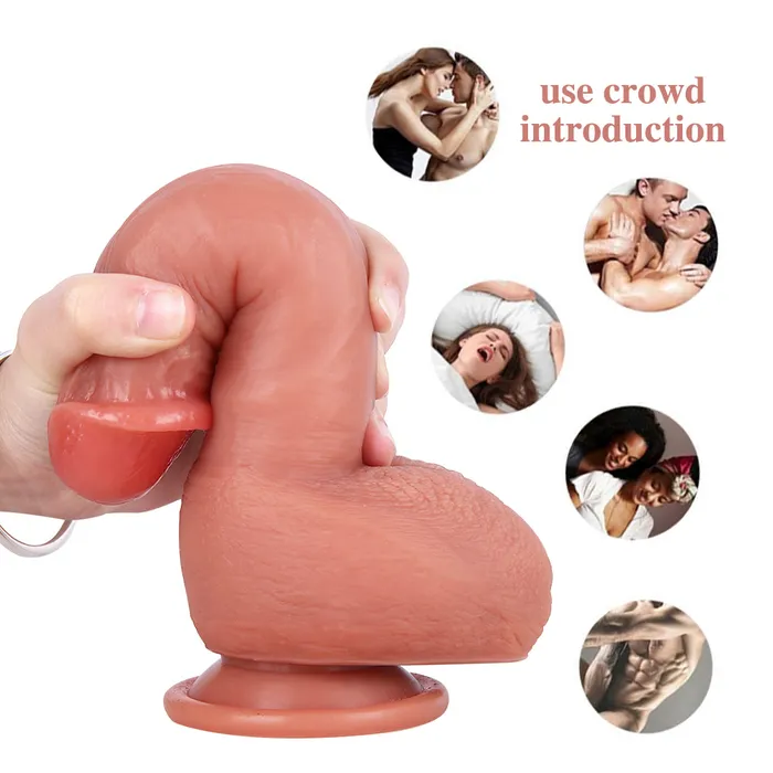 Female Sex Toys MD MD 827 XL Silicone Super Realistic Dildo Flesh