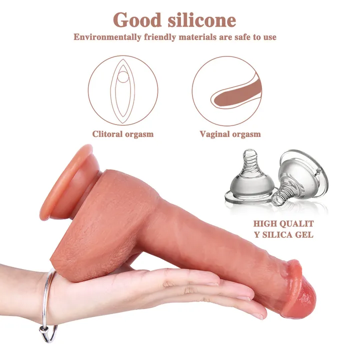 Female Sex Toys MD MD 827 XL Silicone Super Realistic Dildo Flesh