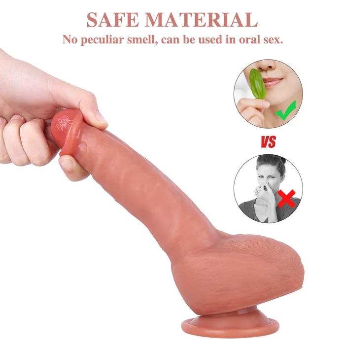 Female Sex Toys MD MD 827 XL Silicone Super Realistic Dildo Flesh