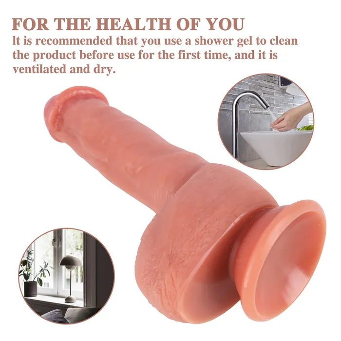 Female Sex Toys MD MD 827 XL Silicone Super Realistic Dildo Flesh