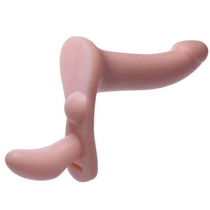 Female Sex Toys XR Brands Plena II Double Penetration Strap On Female Sex Toys XR Brands Plena II Double Penetration Strap On