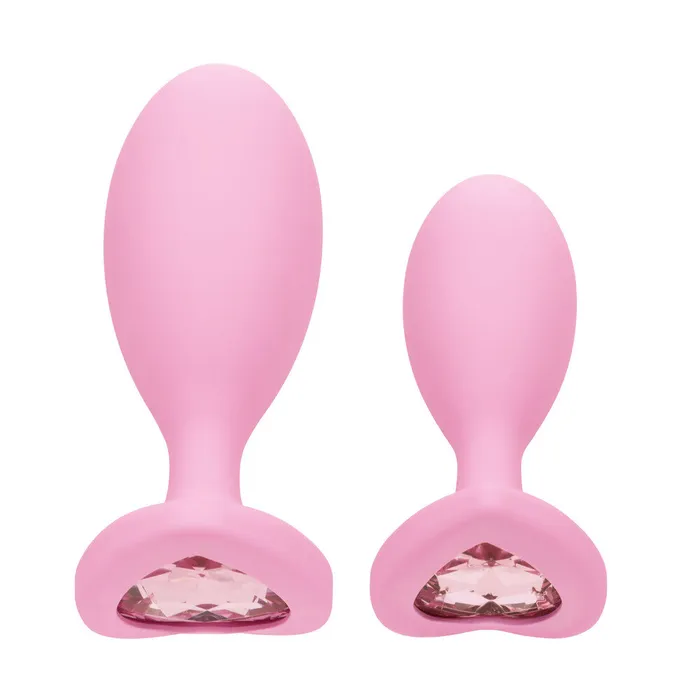 First Time Crystal Booty Duo Butt Plugs California Exotic Female Sex Toys