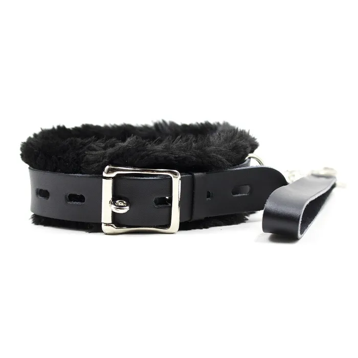 Male Sex Toys SexyPlay BDSM Furry Soft PU Leather Collar Leash Restraints