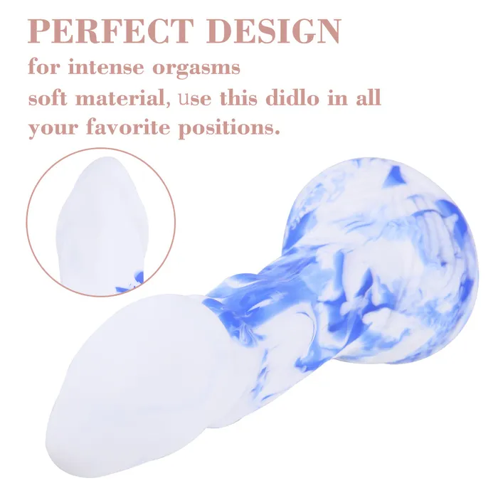 MD Anal MD Snake 866 inch Bad Dragon Realistic Dildo Silicone BlueWhite